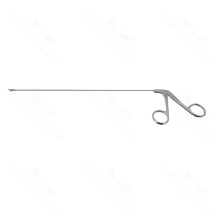 Feder-Ossoff micro laryngeal scissors working length 230mm curved right horizontal blades sharp tips ring handle – surgivalley (002210971)