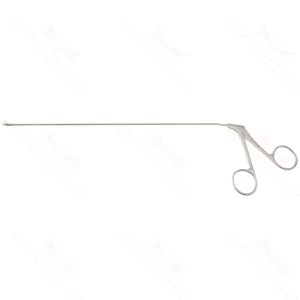 Jako micro laryngeal scissors working length 235mm curved right blades ring handle – surgivalley (002210967)