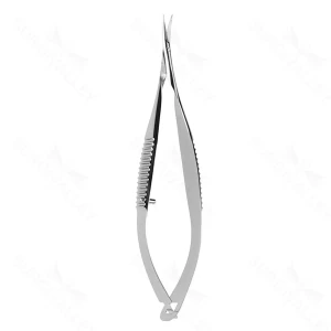 Vannas Surgical Scissors Curved 8.6 cm (3.4) – surgivalley (002210853)