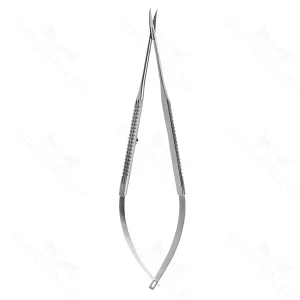 Curved Micro Scissors for Precise Tissue Dissection During General Surgery Procedures