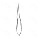 Micro Scissors round handle 10.5cm shaft curved blades
