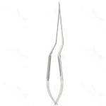 Micro Scissors round handle 8.5cm shaft straight blades