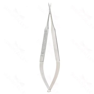 Micro Vannas Scissors Curved for Fine Tissue Dissection – surgivalley (002210781)
