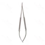 Olivera microsurgical scissors 7 delicate curved blades sharp tips round handle