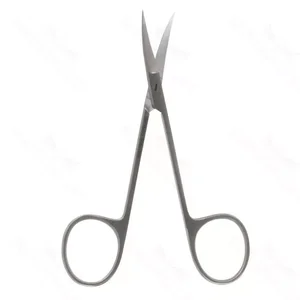 Iris Surgical Scissors SuperCut Curved 8.9 cm (3.5) – surgivalley (002210276)