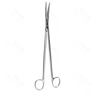Cooley cardio scissors 9 curved blades blunt tips ring handle – surgivalley (002210604)