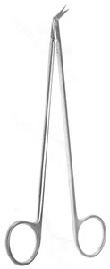 Diethrich coronary artery scissors 7 angled 60° blades sharp tips ring handle – surgivalley (002210618)
