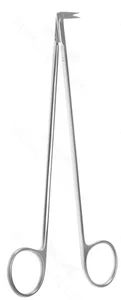 Diethrich coronary artery scissors 7 angled 90° Superior-Cut blades sharp tips black ring handle – surgivalley (002210619)
