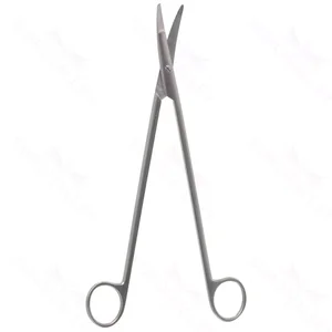 Diethrich valve scissors 9 slightly curved serrated blades ring handle – surgivalley (002210627)