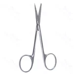 Iris scissors 5 straight blades sharp tips ring handle