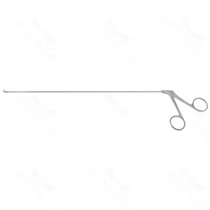 Kleinsasser-Healy micro laryngeal scissors working length 200mm, very delicate curved up blades sharp tips ring handle – surgivalley (002210963)