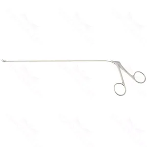 Jako micro laryngeal scissors working length 235mm curved up blades ring handle – surgivalley (002210966)