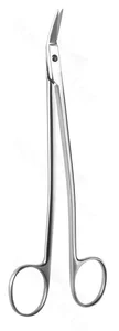 Tijeras de disección Trusler-Dean 6 3/4" hojas anguladas hoja inferior dentada puntas afiladas mango de anillas – surgivalley (002210974)
