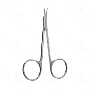 Sutur-fjernelsessaks 3 7/8" delikate buede blade skarpe spidser båndhåndtag
