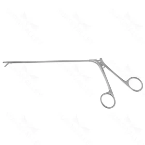 Valve scissors 7 straight blades serrated lower blade blunt tips ring handle – surgivalley (002210675)