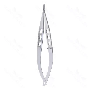 Vannas Capsulotomy Scissors with Curved Short Blades for Precise Capsulotomy Procedures – surgivalley (002210863)