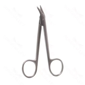 Wire Cutting Scissors with Angled Serrated Notched Blades for Precise Procedures – surgivalley (002211856)
