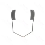 Kratz-Barraquer lid speculum 1 5/8 adult size 14.0mm open blades 1 wire and 1 solid blade for the left eye, nasal approach