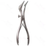 Cottle septum speculum 6 narrow 50.0mm blades with set screw ebonized finish for reduced glare