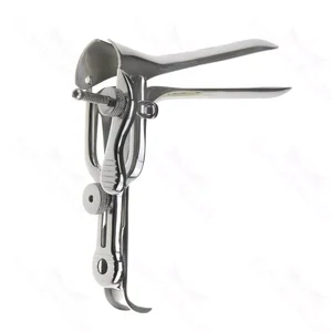 Leep Weisman-Pederson vaginal speculum, extra-large 7long x 1wide blades right side open insulated, built''smoke tube – surgivalley (010090020)