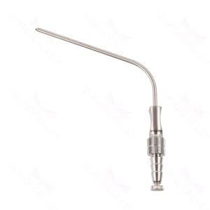 Ferguson-Frazier suction tube 8 10 French angled working length 150mm, thumb plate with cutoff hole – surgivalley (015210482)
