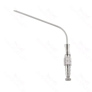 Ferguson-Frazier suction tube 8 8 French angled working length 150mm, thumb plate with cutoff hole – surgivalley (015210480)