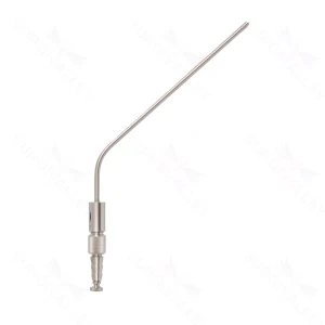 Frazier 吸引管 9 1/2" 11 French angled 75º 工作长度 170mm，带截断孔的指板 – surgivalley (015210202)