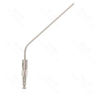 Frazier 吸引管 9 1/2" 12 French angled 75º 工作长度 170mm，带截断孔的指板 – surgivalley (015210203)