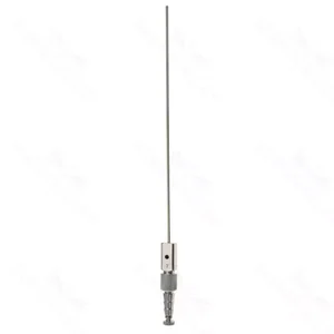 Frazier-sugeslange 10" 5 French lige arbejdslængde 180mm, tommelplade med rundt afbryderhul – surgivalley (015210125)