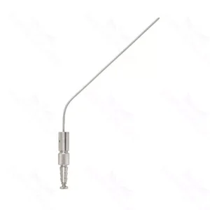 Frazier-sugeslange 8 1/2" 4 French vinklet arbejdslængde 140mm, tommelplade med slidsformet afbryderhul – surgivalley (015210137)