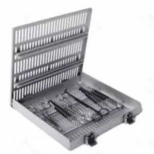 10x10 x1.5 Microsurgical Instrument Sterilization Case for Surgical Hardware and Accessories – surgivalley (999120005)