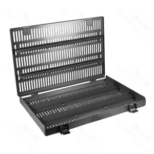 Microsurgical Instrument Sterilization Case 10x15x1.5 With Full Pin Mat for Surgical Hardware – surgivalley (999120007)