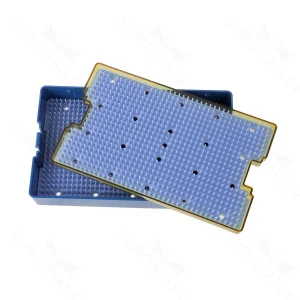 Micro Bandeja Leve de 2 Níveis 6.0 x 10 x 1.5 para Hardware e Acessórios Cirúrgicos