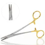 Mayo Hegar Needle Holder Serrated 8" TC