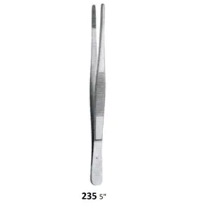 Thumb Tissue Forceps Straight 13.0 cm (5.1)