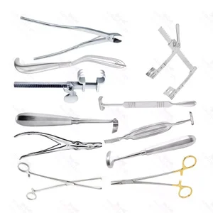 Conjunto Básico de Instrumentos para Costelas Conjuntos Cirúrgicos Ortopédicos