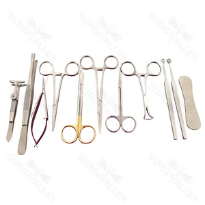 Chalazion Instrument Set for Meibomian Cyst Procedures in Ophthalmology (17-Piece Set, 15 Types) – surgivalley (090210109)