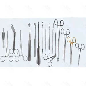 Conjunto Cirúrgico Digestivo e Biliar Kit Completo de Instrumentos para Procedimentos Digestivos e Biliares