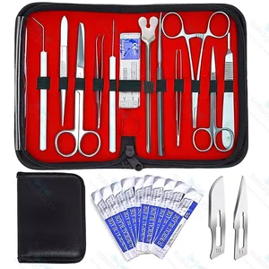 Kit de Disección Quirúrgica para Estudiantes de Medicina - Acero Inoxidable Pasivado Pulido Mate - Set de Instrumentos ORL – surgivalley (090210067)