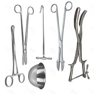 Conjunto de Instrumentos para Embriotomia para Suporte a Procedimentos de Cirurgia Geral
