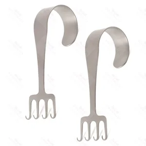 Set de Separadores de Lifting Facial Freeman con Gancho de Agarre y 4 Púas Inversas para Cirugía Plástica – surgivalley (090210140)