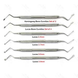 6-Piece Bone Curette Set Spoon Excavators for Orthopedic Bone Curettage – surgivalley (008210004)