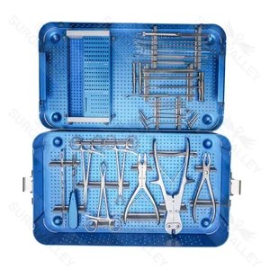Orthopedic Micro Plate Instrument Set for Fracture Fixation Procedures – surgivalley (090210155)