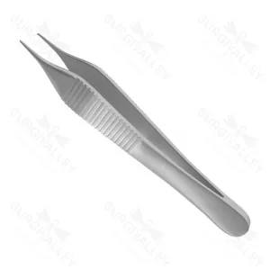 Adson Tissue Forceps 1x2 Teeth Ophthalmic Micro Precision Non Glare Lightweight Grip – surgivalley (027050028)