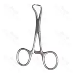 Pinça de toalha Backhaus 5 1/4" de alça em anel