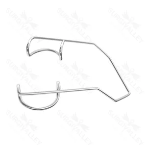 Barraquer lid speculum 1 1/2 adult size 14.0mm closed wire non-parallel blades," nasal approach 5.0 cm (2") – surgivalley (003050001)
