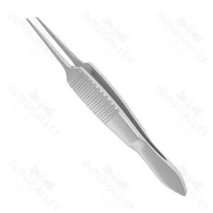 Bishop Tissue Forceps Ophthalmic Micro precision Non glare Lightweight Grip – surgivalley (001050013)