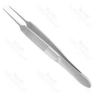 Iris Tissue Forceps Curved Ophthalmic Micro Precision Non Glare Lightweight Grip – surgivalley (002050014)