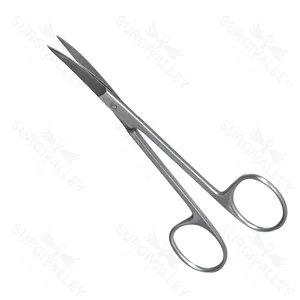 Iris Scissors for precise tissue dissection in General Surgery procedures – surgivalley (002050015)