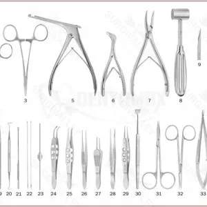 Lacrimal Dacryocystorhinostomy Set with Canaliculus Dilators for Ophthalmic Surgery – surgivalley (090210523)